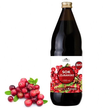 Dr Gaja Organiczny Sok z Żurawiny 1000 ml